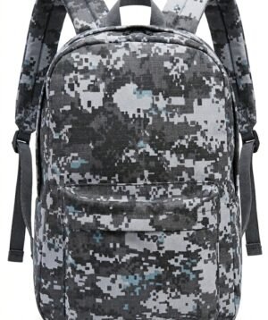 Mochila Multiuso Camuflaje Pixel Gris